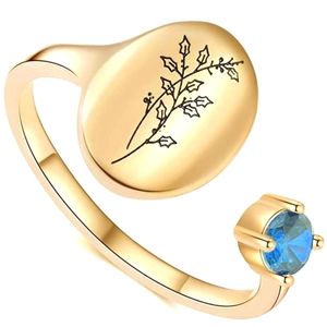 14K plated December birthstone ring 💍 NWT